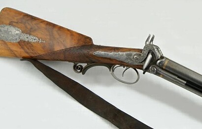 Three-barrelled rifle with percussion locks, Joseph Raidl, Austria (Stockerau), 1st half of the 19th century